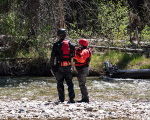 Elmore County Search & Rescue. We are a group of volunteers who donate our time and equipment to help those who may be in trouble. We search for lost and missing persons and provide outdoor safety education.